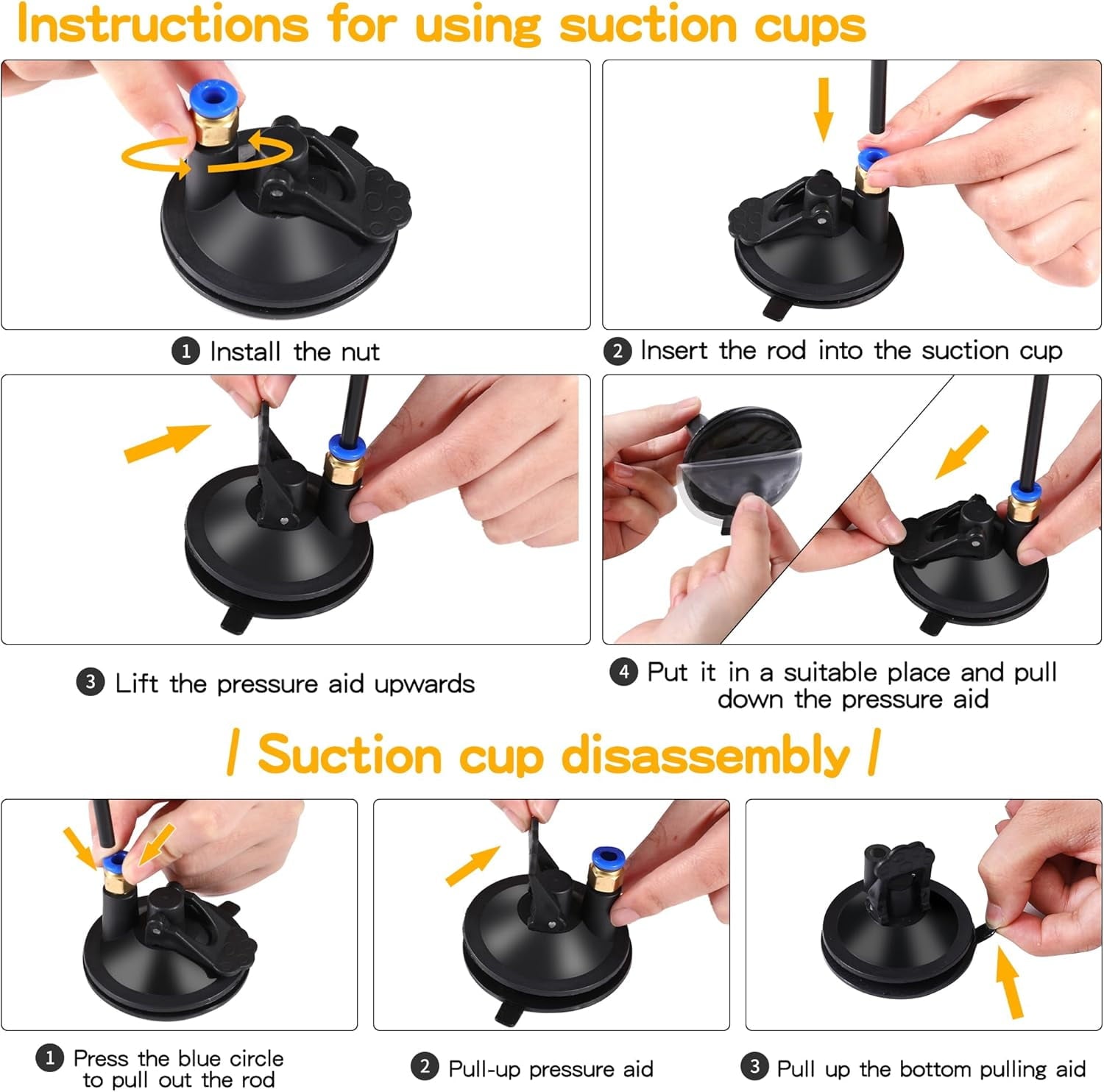 PayUSD 4-in-1 Interactive Cat Feather Toys, 12Pcs Durable Fishing Pole Cat Feather Toy Replacements, Enhanced Suction Cup Cat Wand Toy, 2 Types Door Hanging Cat String Toy for Indoor Kitten Cats